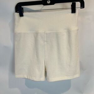 MWL Madewell High Rise Towel Biker Shorts Size M